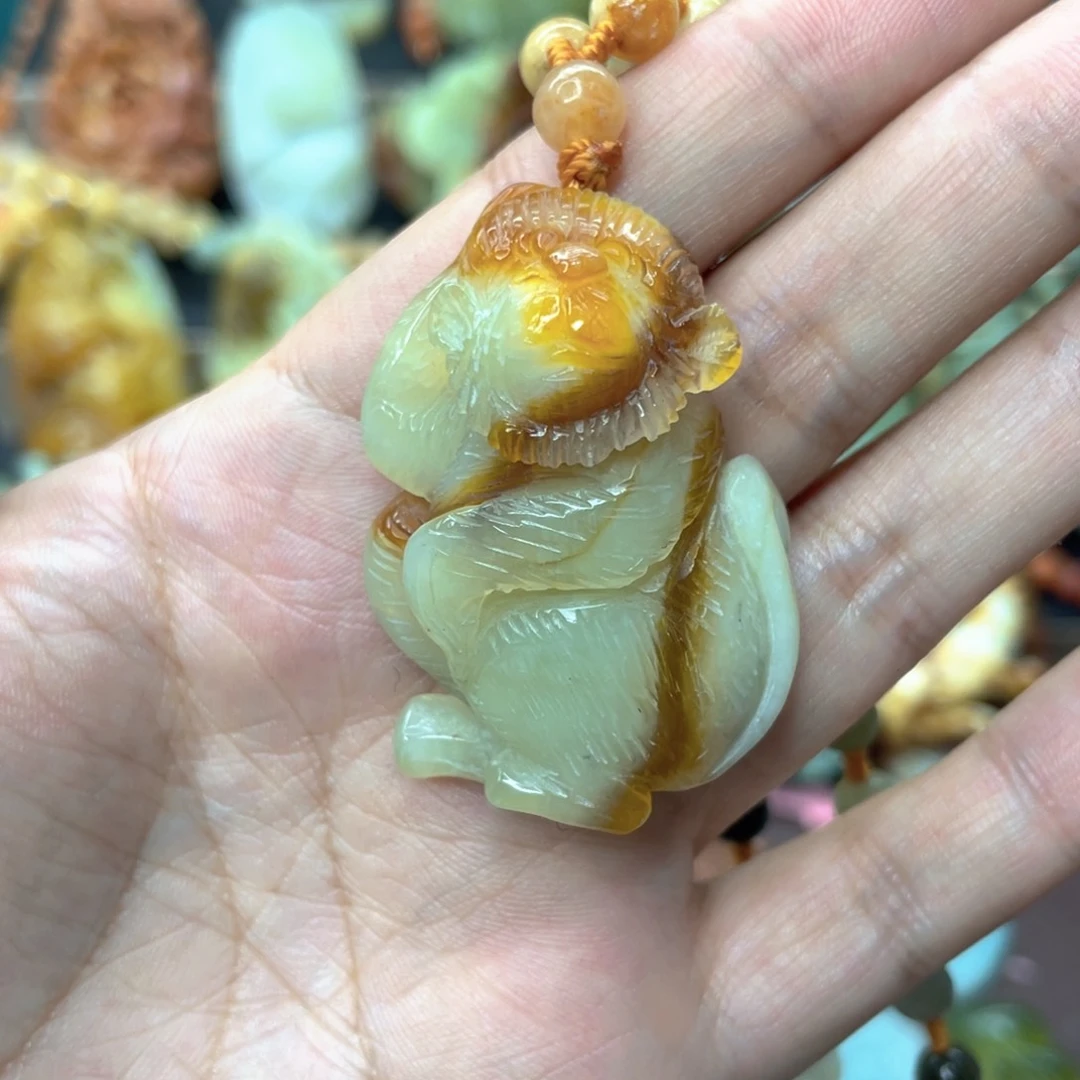 蛇纹石玉颈饰未镶嵌用****9