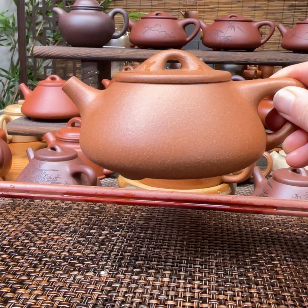 茶壶紫砂宜兴原矿紫砂手工制320
