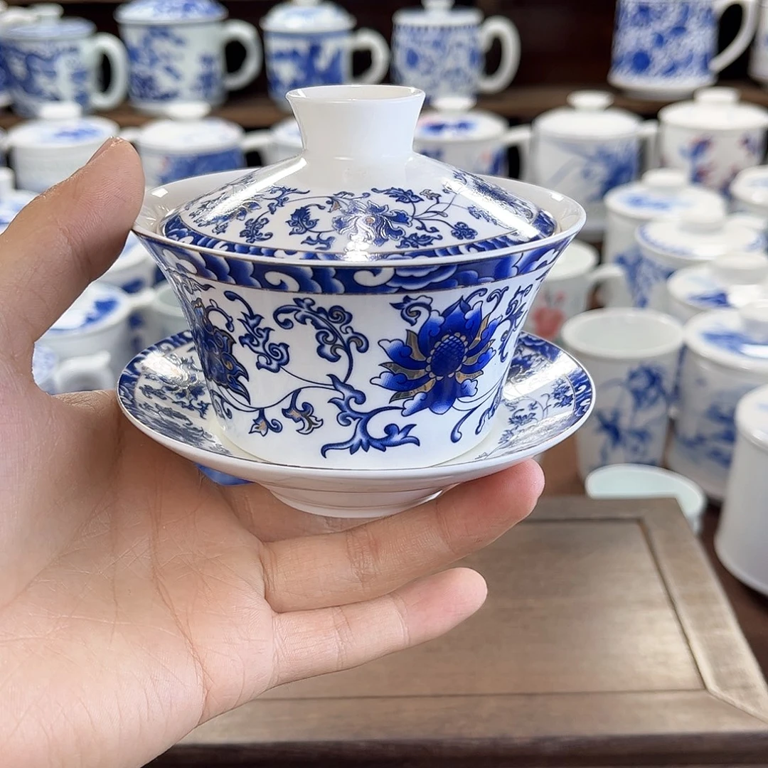 景德镇陶瓷马克杯带盖