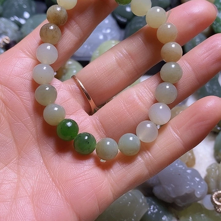 未镶嵌手链和田玉（糖玉）