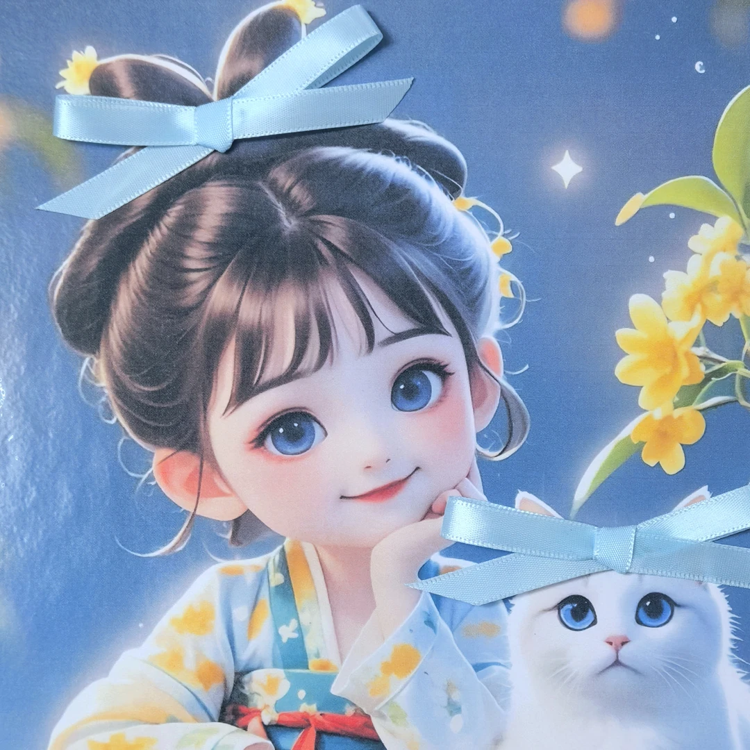 6个装蝴蝶结发夹成人儿童通用款发饰多色可选新国风四季百搭边夹