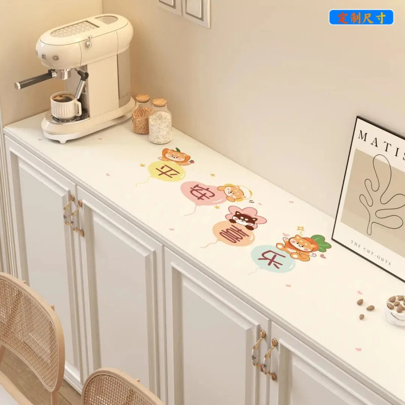 餐边柜鞋柜防脏垫电视柜防水茶几台面保护桌布免洗玄关柜台布桌垫