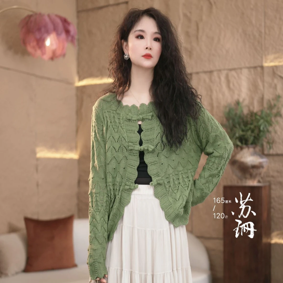 苏珊｜原著 【婉婉类卿】优雅气质女人味重工显瘦盘扣上衣 603