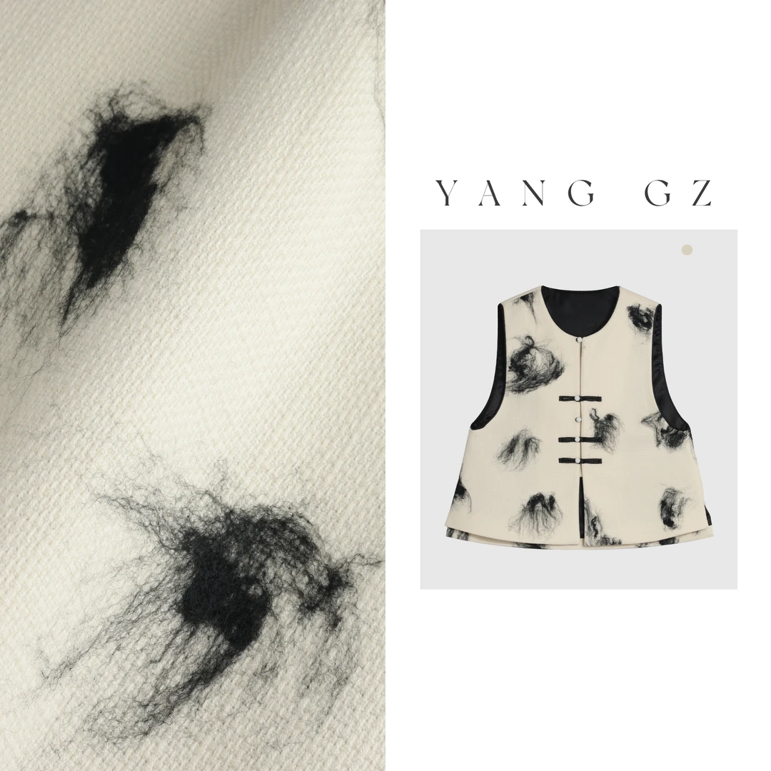 YANG GZ【Q山水墨画】新中式水墨画晕染马甲女 GZ5151GL602057