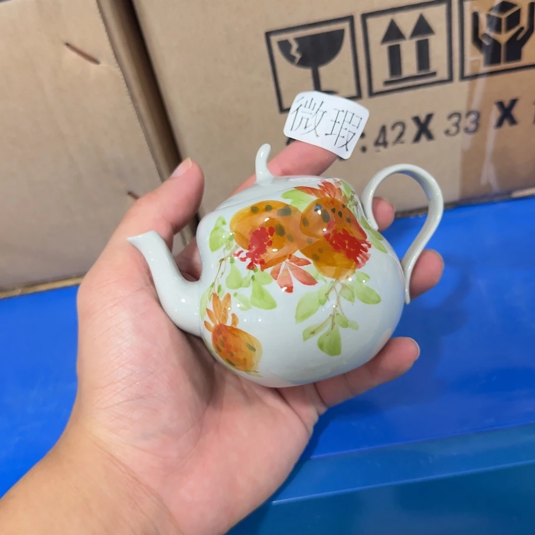 釉下彩纯手绘微瑕