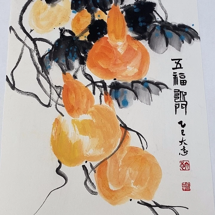 国画纯手绘写意画作