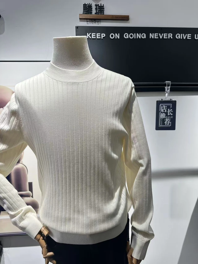 【爵派尔】出品秋冬男士简约时尚纯色羊毛针织衫KF640羊毛衫打底衫