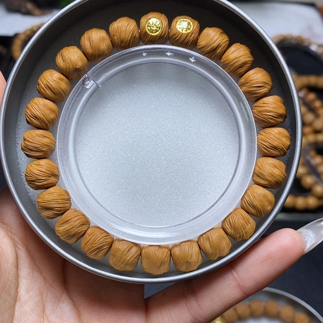 猴头核桃手串双标鬼印无相尺寸11左右全品单号348号