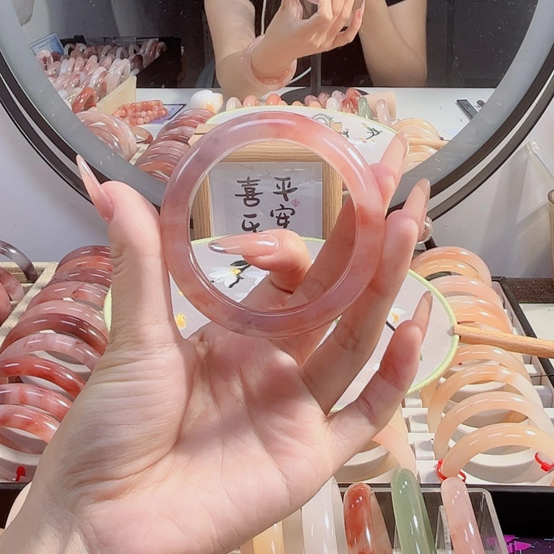 石英质玉手镯未镶嵌爱**@