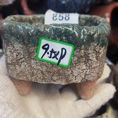 红陶粗陶花盆手工