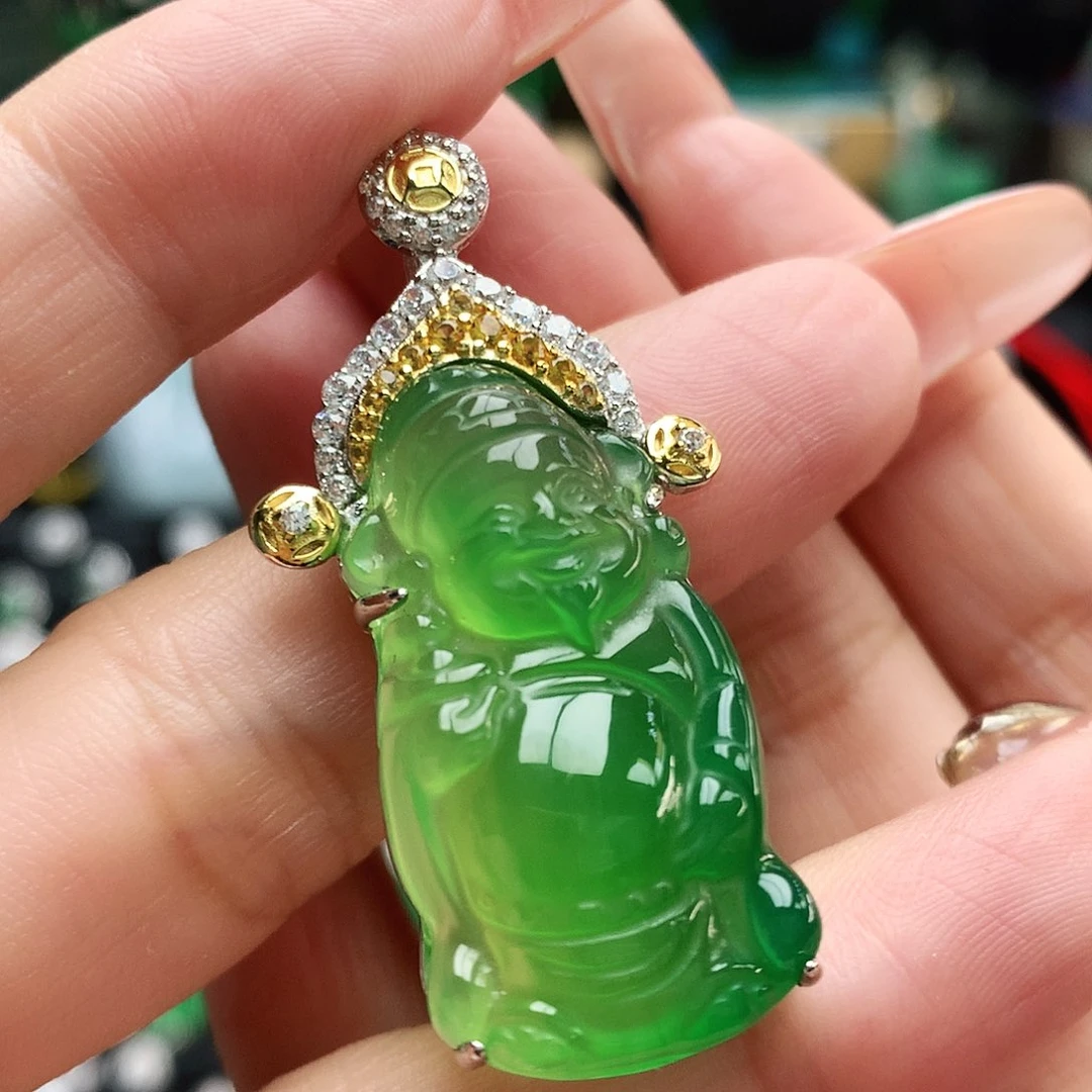 银S925镶嵌吊坠玛瑙/玉髓