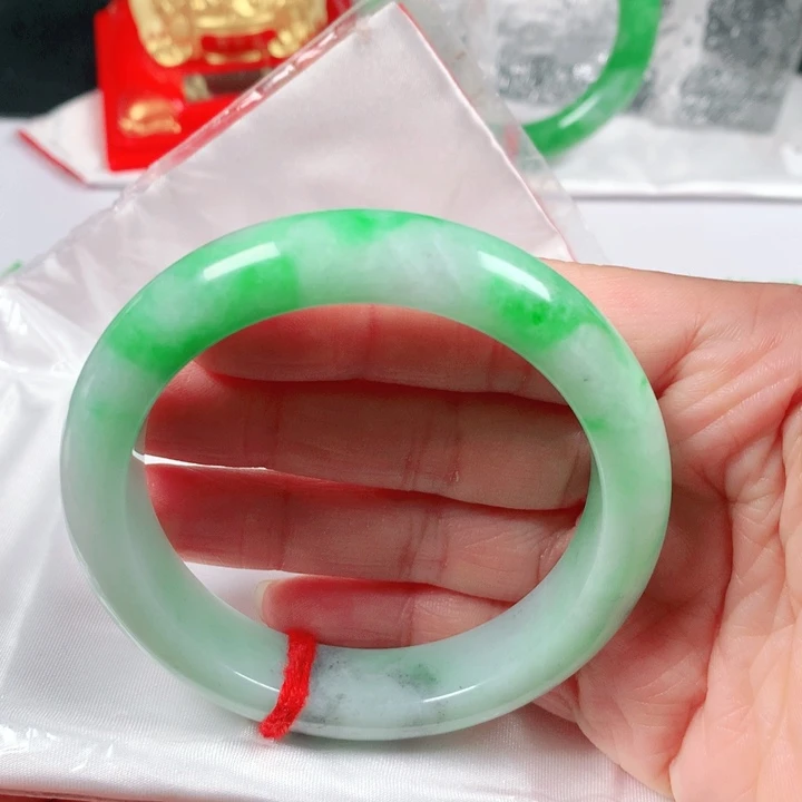 未镶嵌手镯翡翠小****9   编号1349 正圈56.3