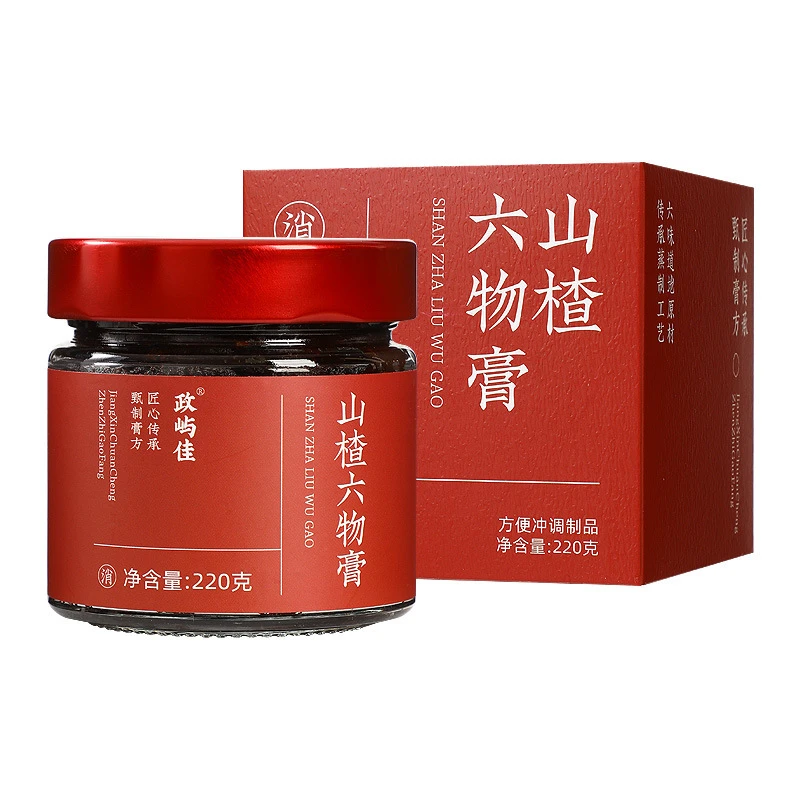 古法熬制山楂六物膏儿童无添加蔗糖即食家庭常备便携老少皆宜