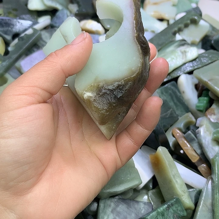 多***！和田玉（糖玉）未镶嵌珠宝半成品