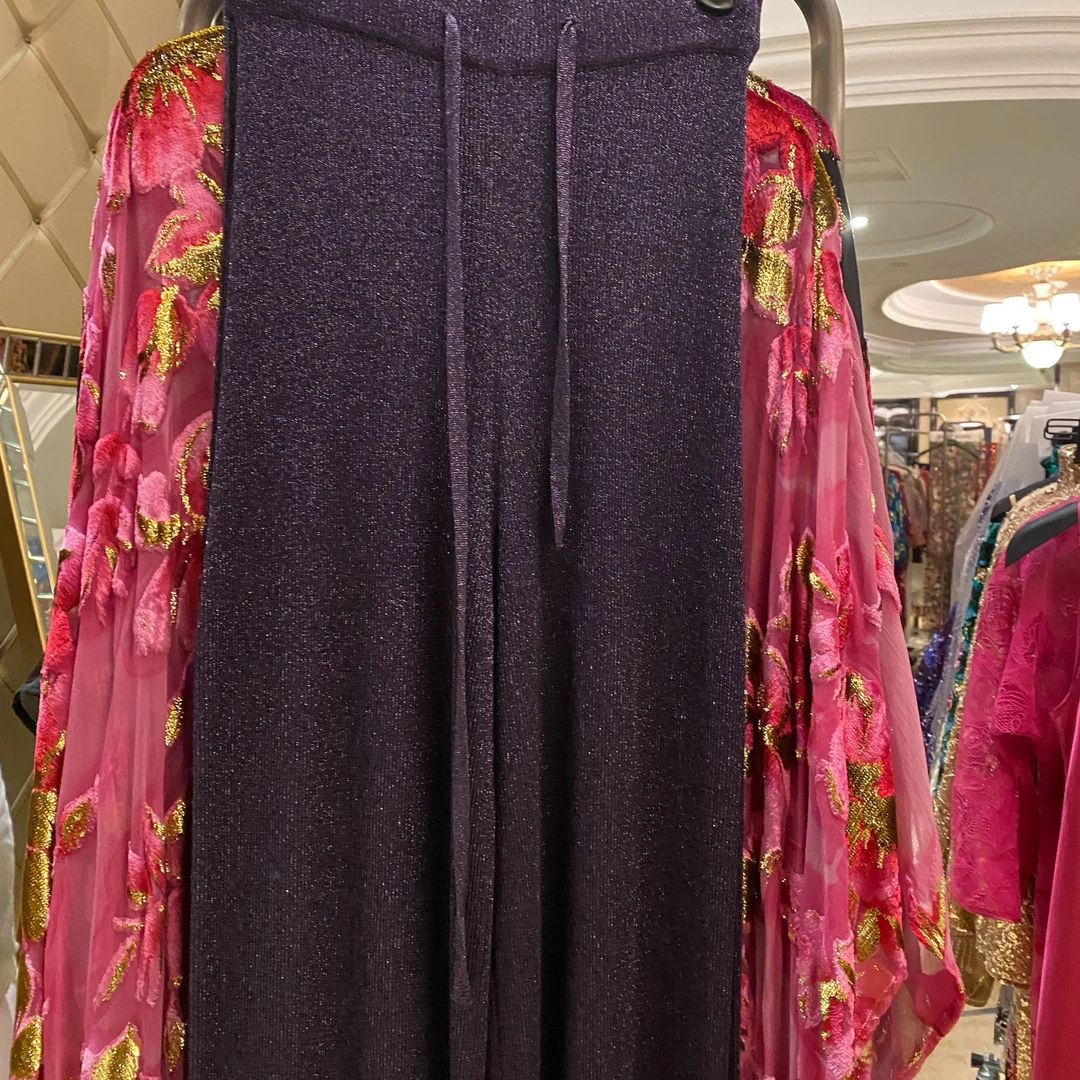 BABY ANNE意大Li闪闪纱系列新款-奢华粉金/显白紫裤子PD233046/41