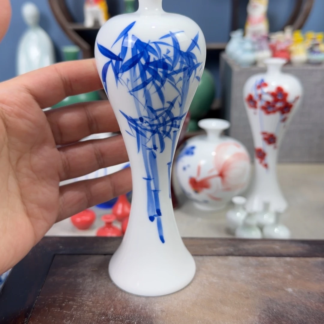 陶瓷手工小花器摆件