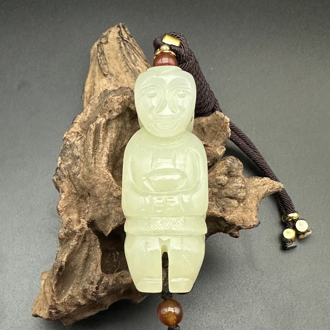 《清代》和田玉代代有人  山东文物商店 ZZXCRH424045