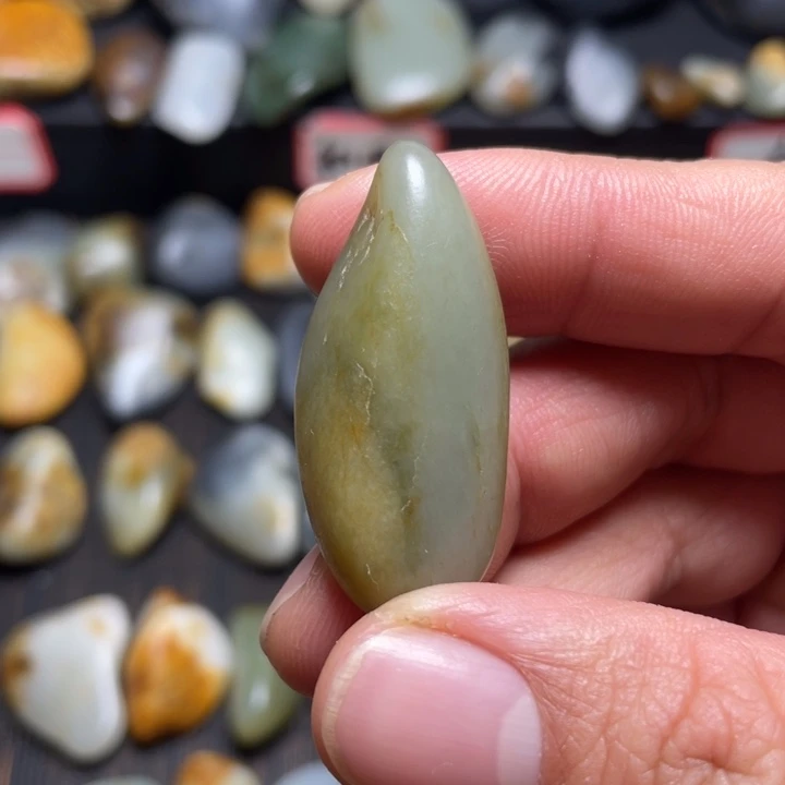 和田玉未镶嵌挂件71