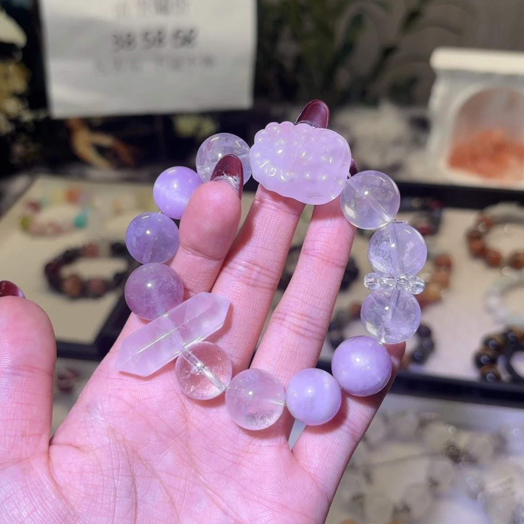 手链烟晶银S925镶嵌