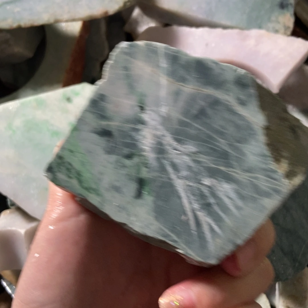 翡翠未镶嵌挂件天然翡翠