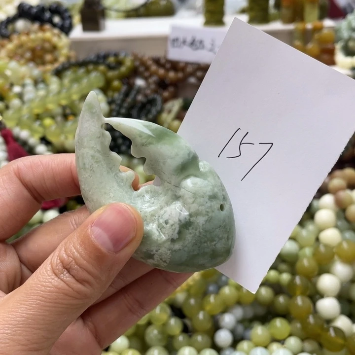 未镶嵌蛇纹石玉手链