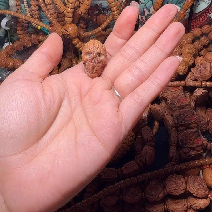手串桃核恶灵三通