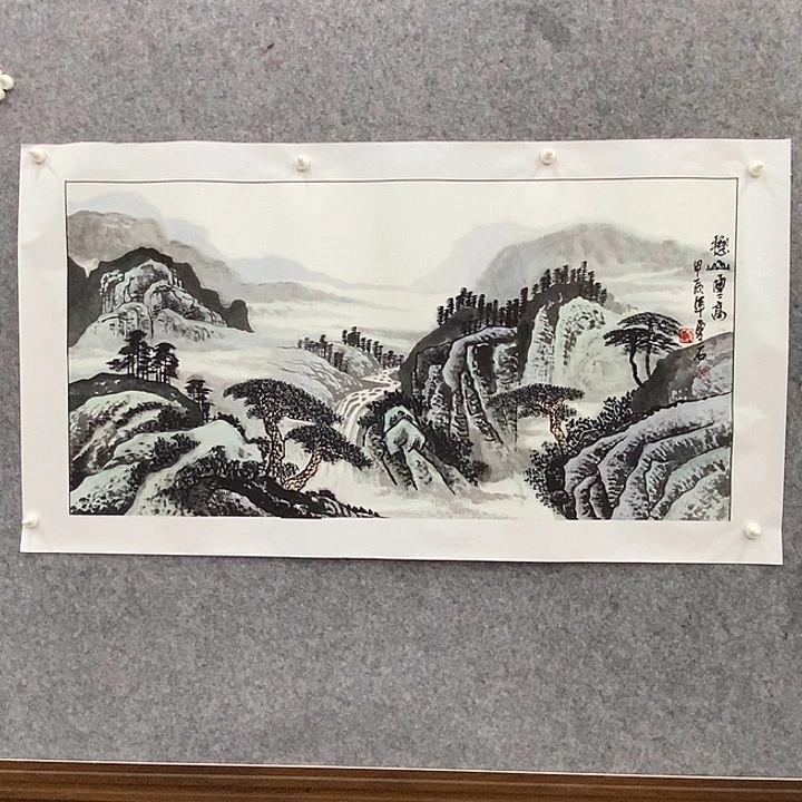 国画刘国华手绘作品111