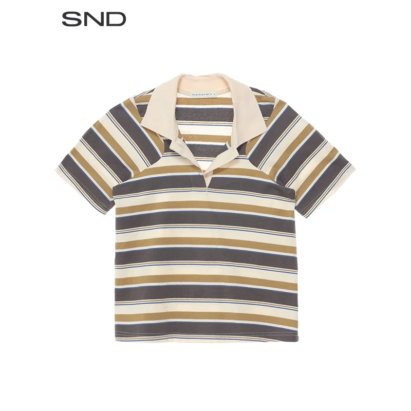 【MOMONARY 设计师品牌】SND SS25 短袖polo衫
