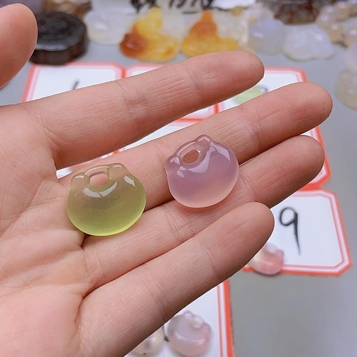 【闪购商品】未镶嵌玛瑙/玉髓珠宝半成品小*仙