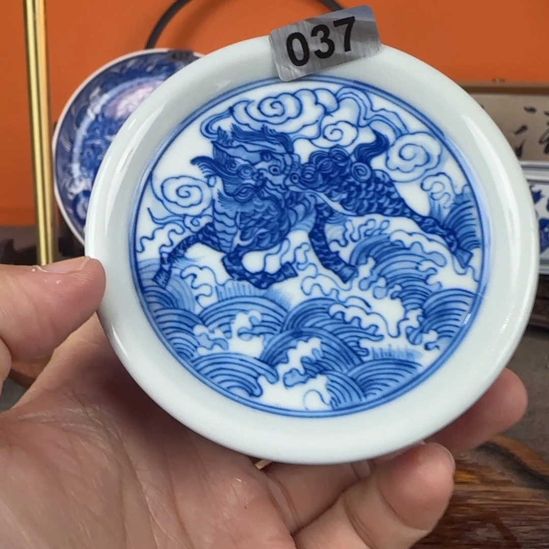 瓷片景德镇手绘青花茶器037