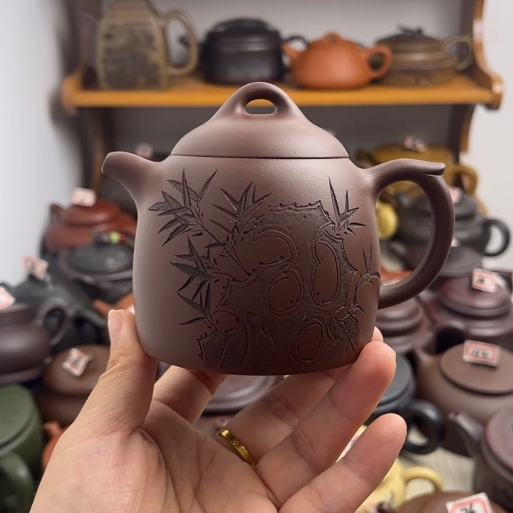 茶壶紫砂宜兴紫砂无暇11