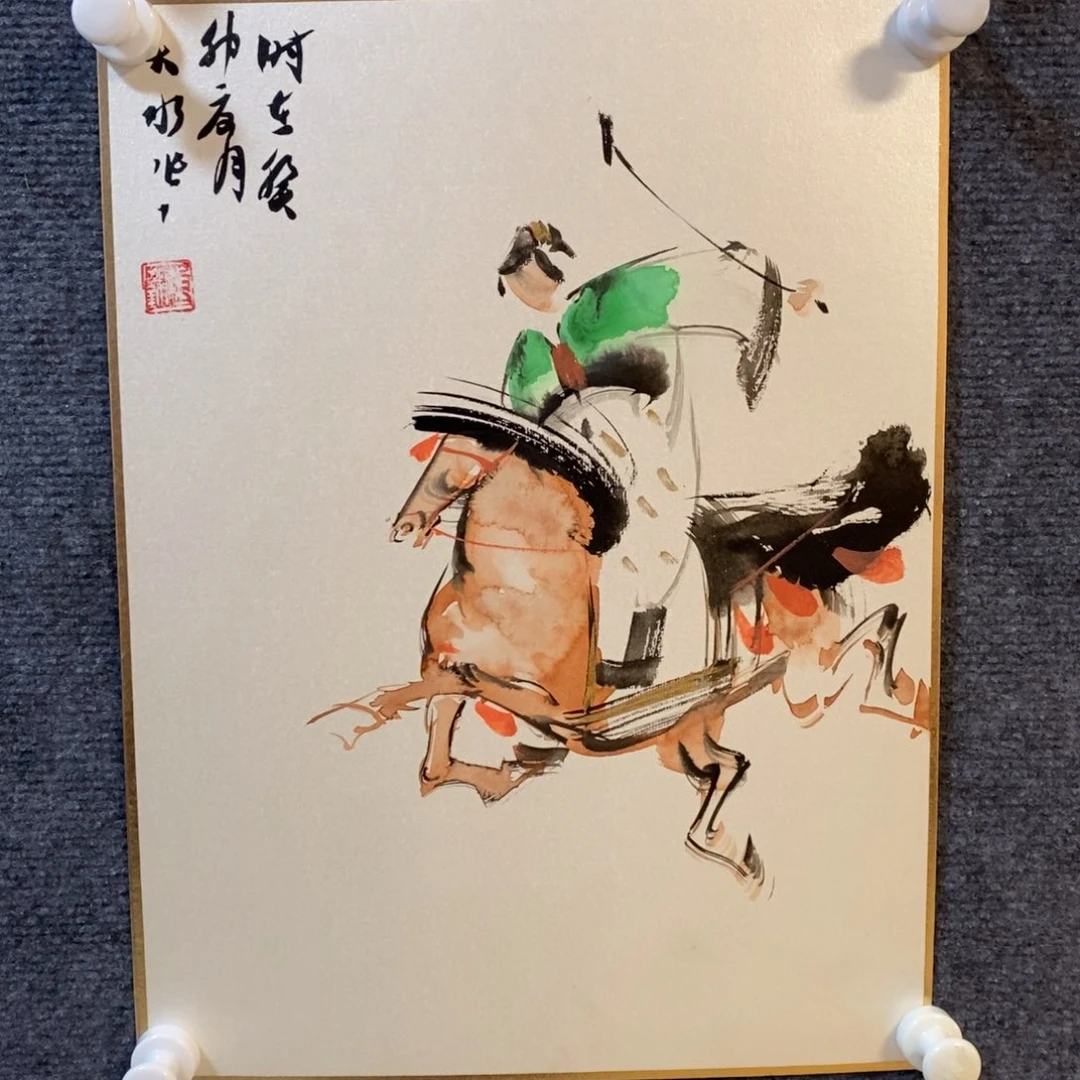 国画张一老师手绘佳作软卡30+40