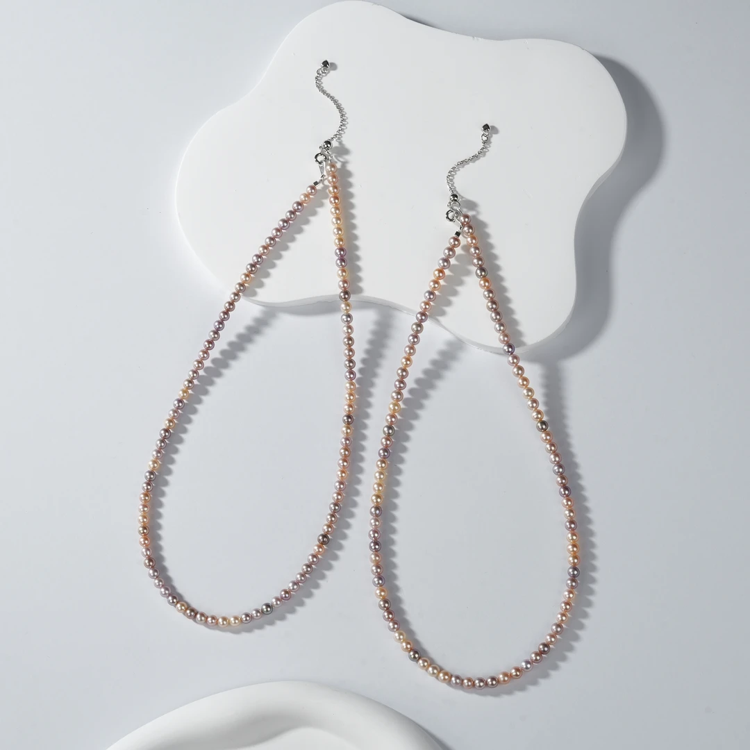 【云上叙】淡水珍珠项链-多样性发一件-4mm V69593-M（甄选）