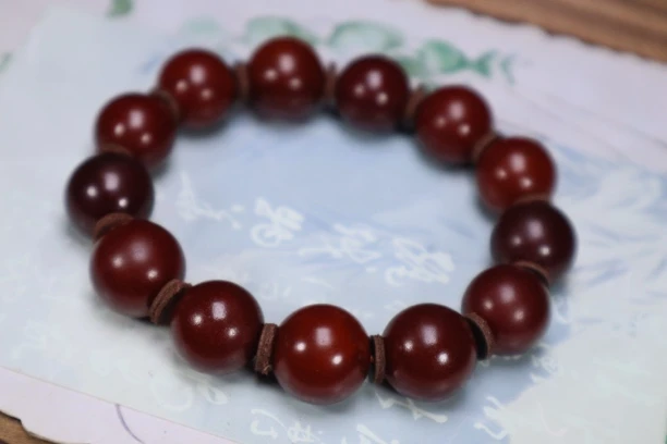 【青希珠宝】天然琥珀蜜蜡圆珠手串尺寸16.6mm