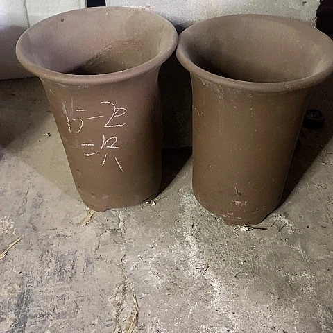 紫砂中国宜兴紫砂花盆，