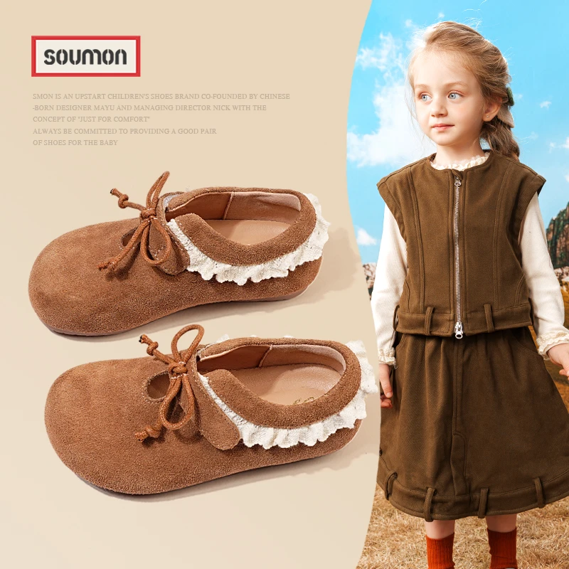 书萌清仓儿童皮鞋春秋新款女小童勃肯单鞋女童公主鞋防滑宝宝鞋子