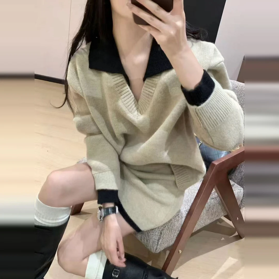 小香风针织毛衣连衣裙子女秋冬季2026新款韩系巨好看穿搭一整套装