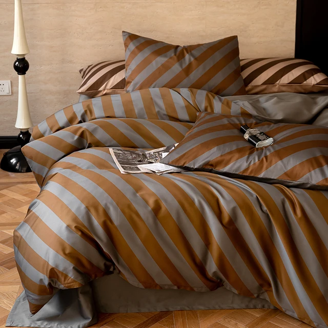 100支棉长绒棉床上四件套棉2026新款床单被套高级感床笠床品4