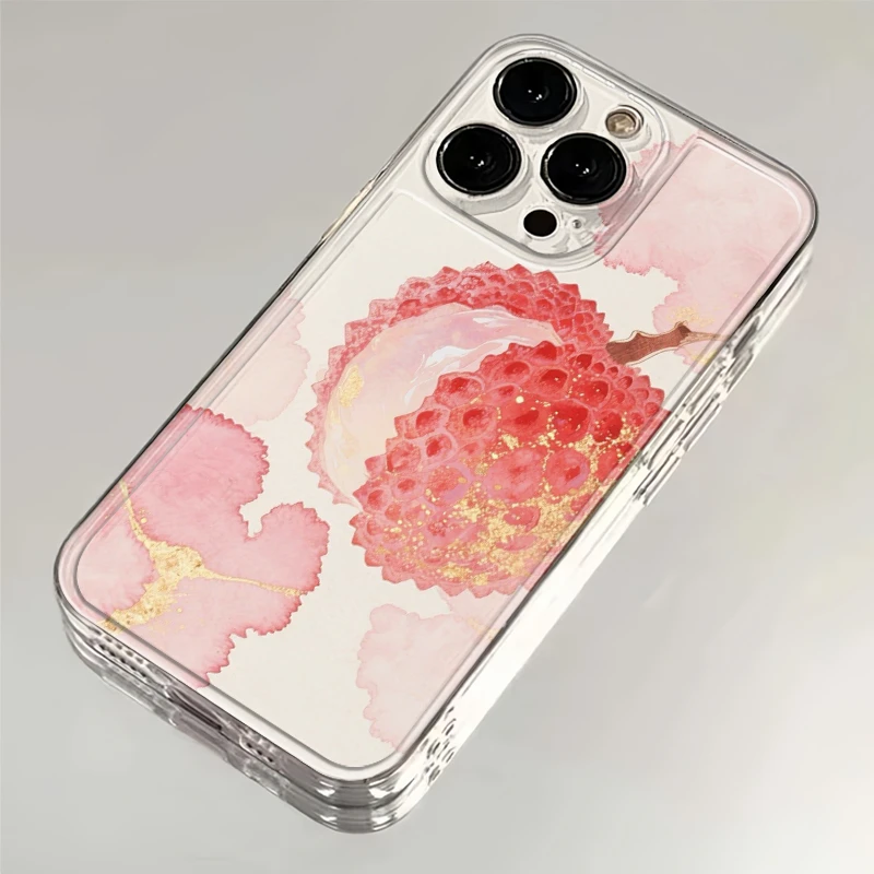 一颗荔枝P 非透明壳苹果16promax手机壳小米oppovivo华为Mate70