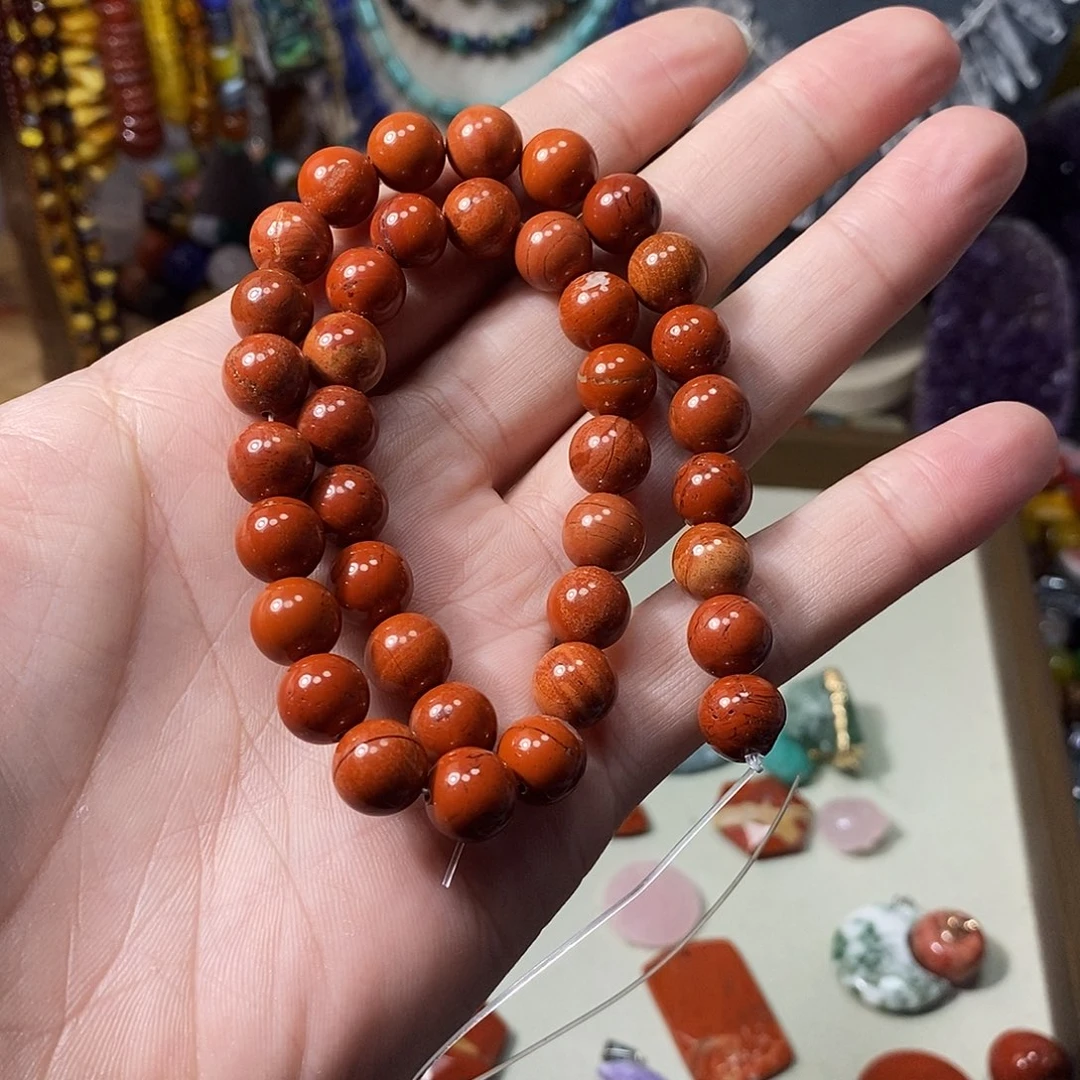 1***倣石英质玉未镶嵌，红石10mm，