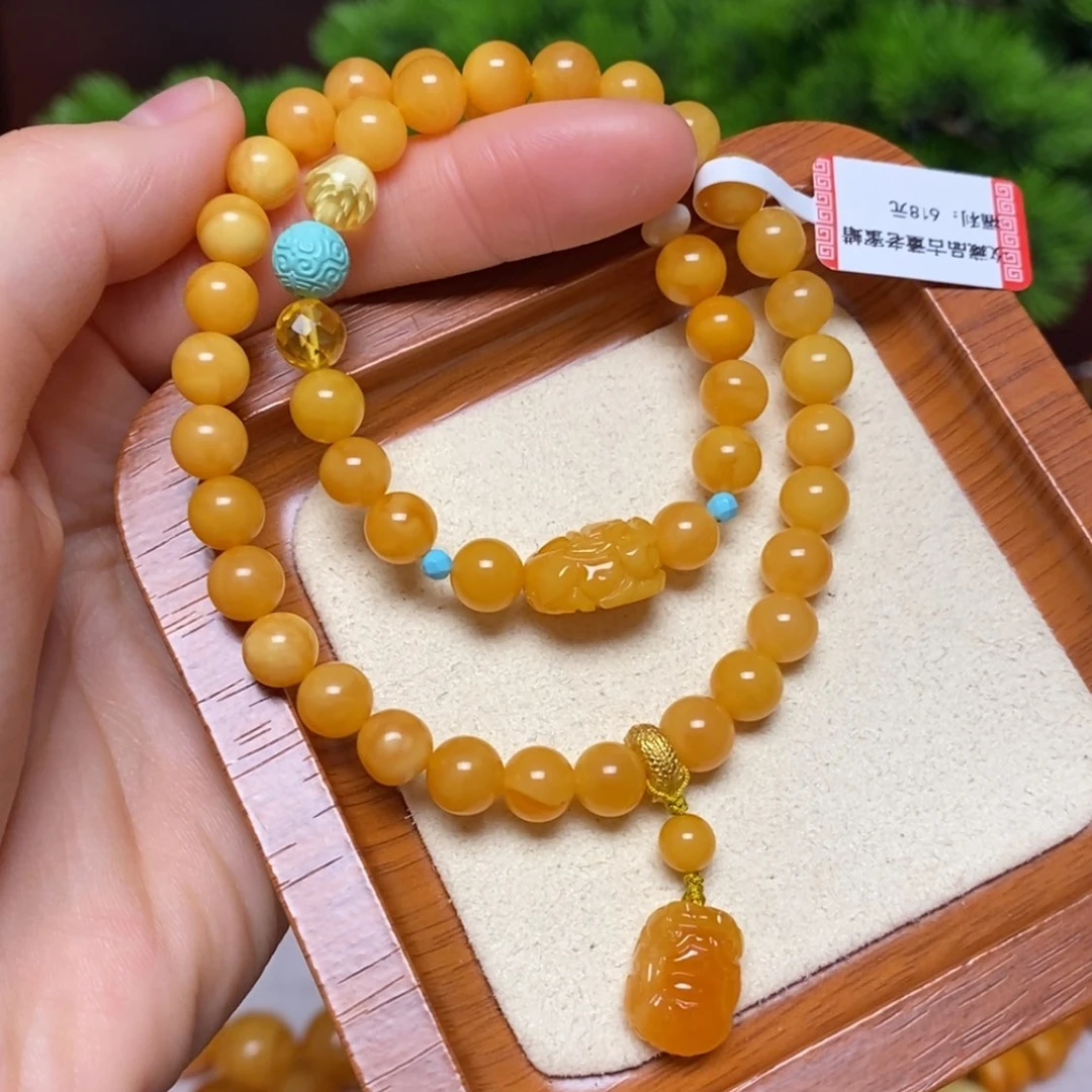 【闪购商品】未镶嵌蜜蜡手链手串