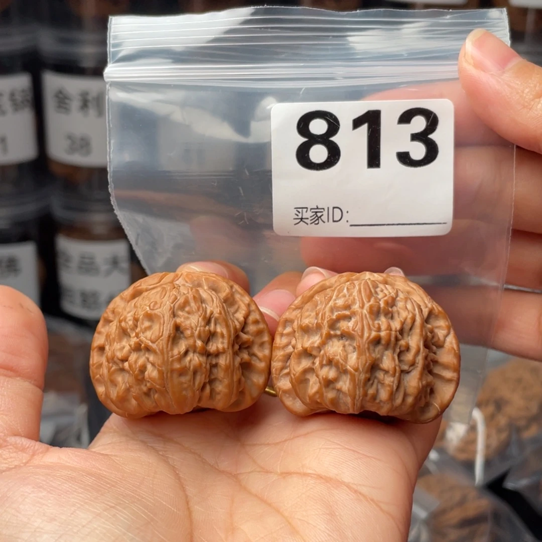 把件文玩核桃39闷白