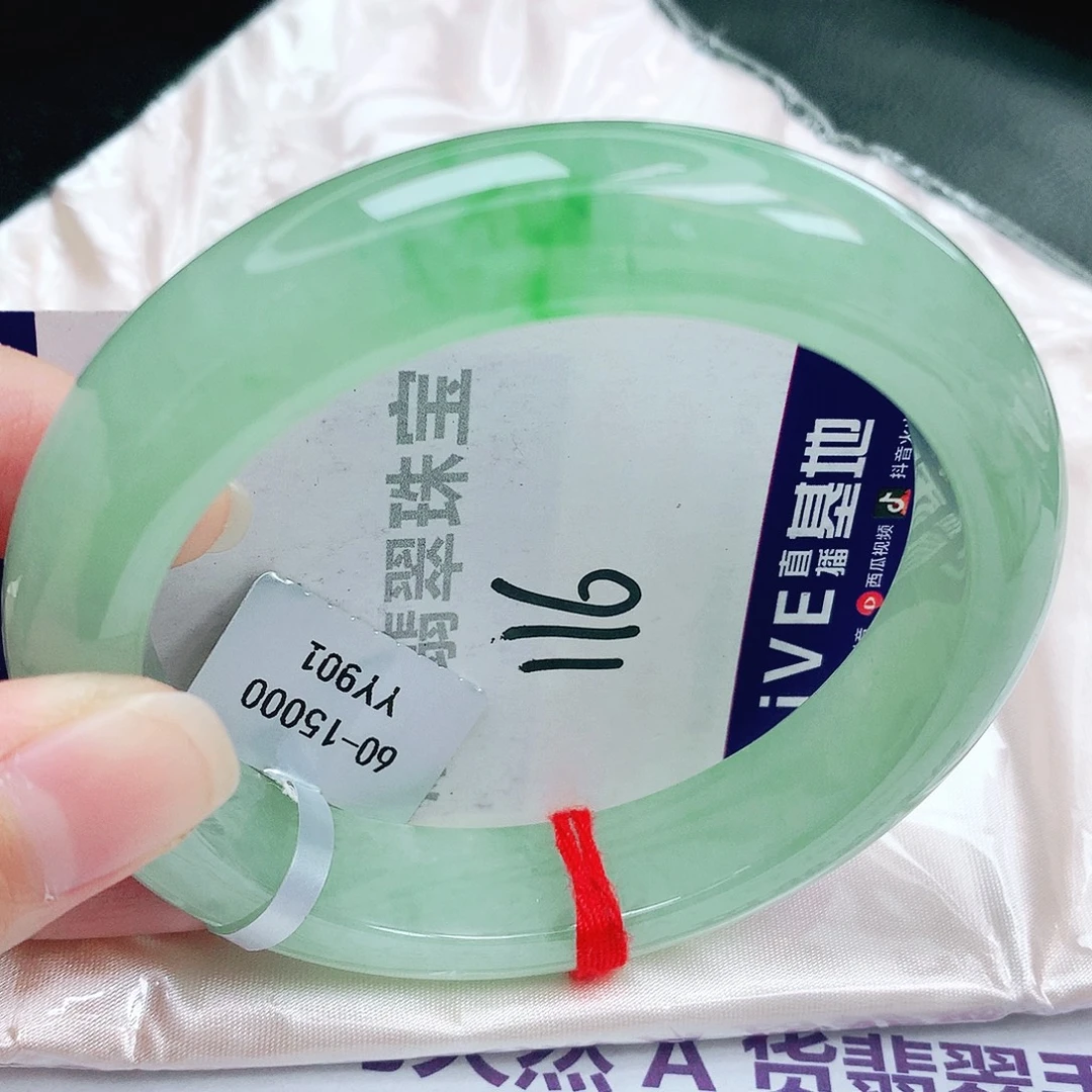未镶嵌手镯翡翠缅甸天然A货翡翠手镯61