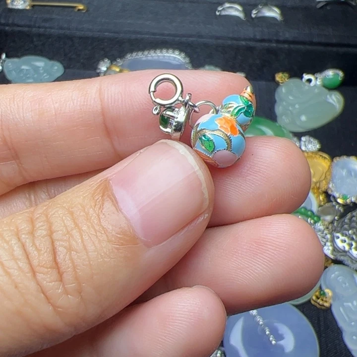 M***姐翡翠银S925镶嵌吊坠(不含链)