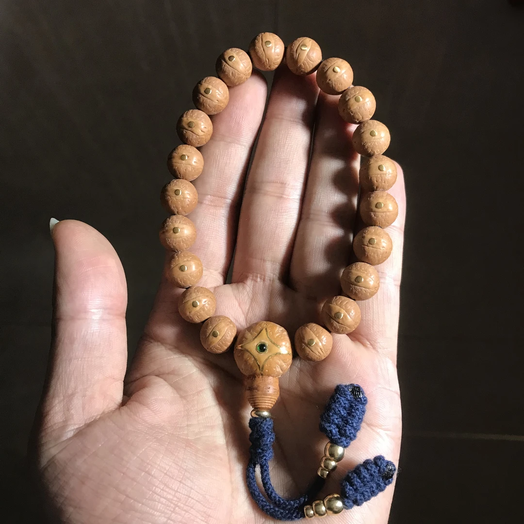 精品正圆玉瞳1.15cm小凤眼菩提2.0金丁