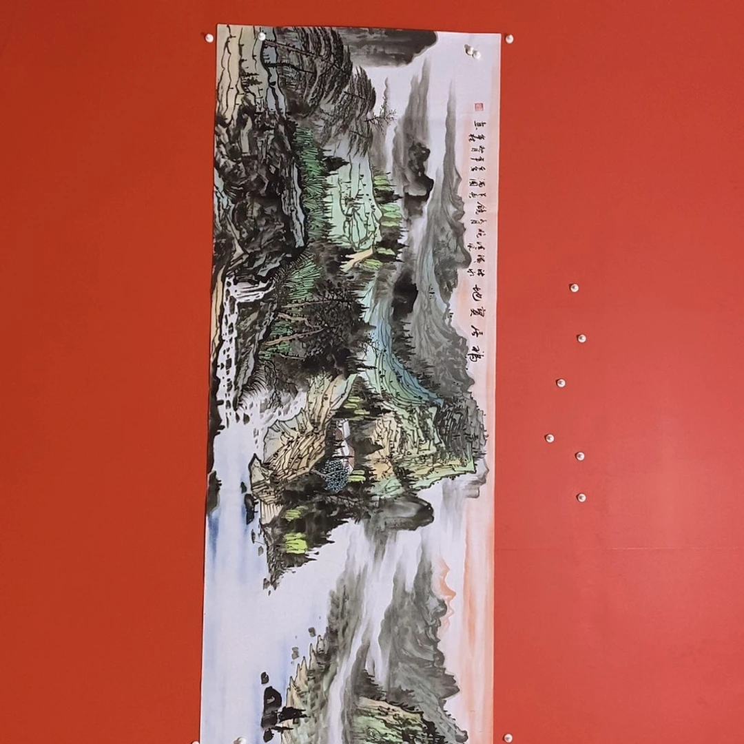 国画山水花鸟国画作品