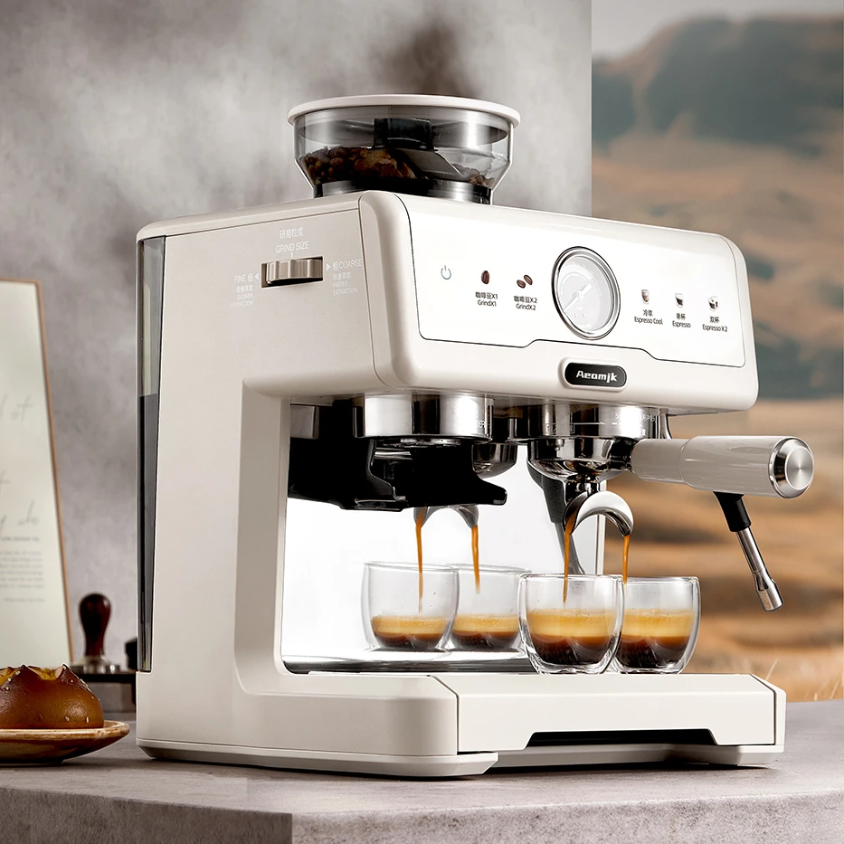 艾摩客/CM7080冷萃咖啡机双泵锅炉家用研磨一体