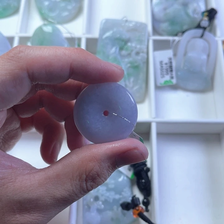 翡翠未镶嵌颈饰567