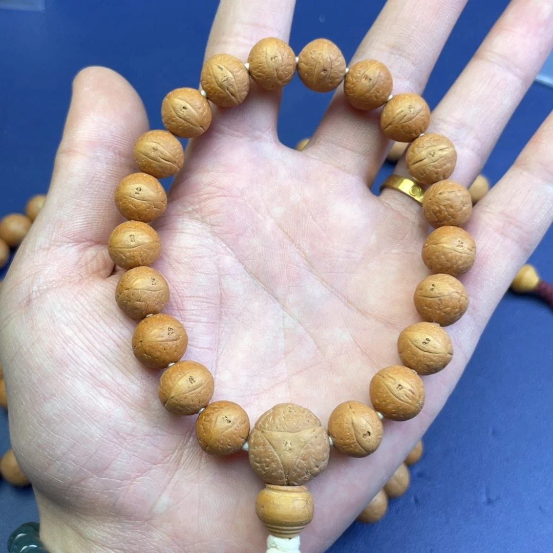 凤眼菩提手串12左右尺寸k10凤眼菩提D55同树
