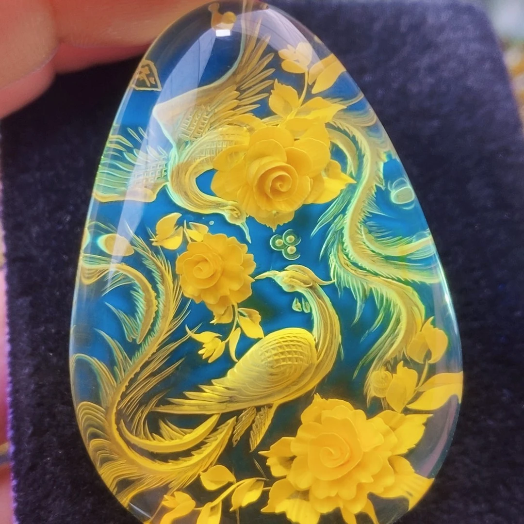 【闪购商品】金珀吊坠(不含链)未镶嵌